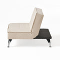Ottoman Chair Ivory Fabric