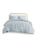 Clip Jacquard Comforter Set King Cal King King Blue Polyester