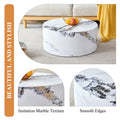 The Cylindrical Table With Its Patterned Design Can Be Easily Integrated Into A Variety Of Interior Styles, From Coffee Tables To Small Dining Tables, Workbenches Or Makeshift Writing Desks. White Mdf