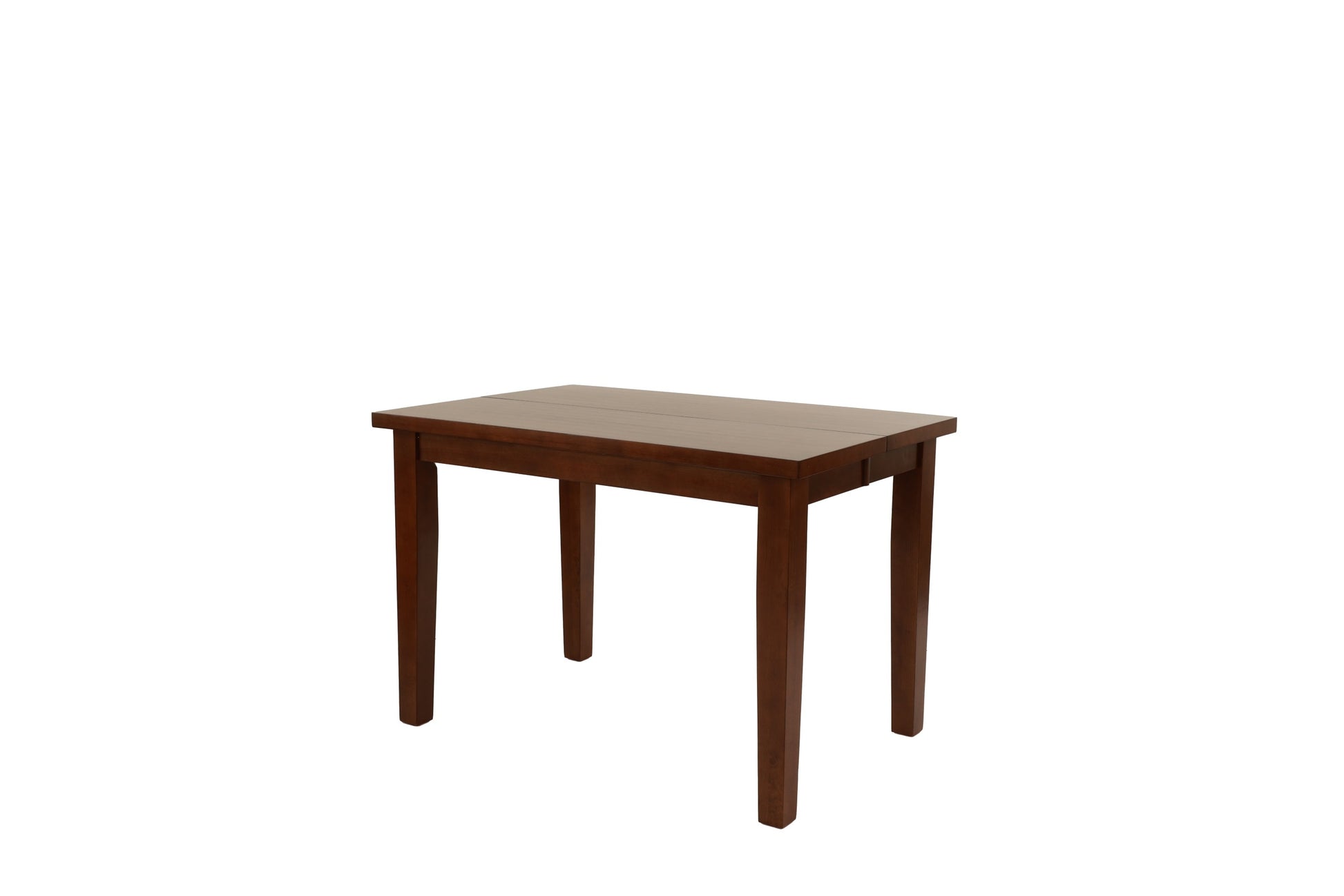 Dining Table Counter Height Dining Table W Leaf 1Pc Table Only Rubber Wood Antique Walnut Wood Finish Dining Room Furniture Walnut Dining Room Contemporary,Modern,Transitional Rubberwood Square Kitchen & Dining Tables Square Solid Wood