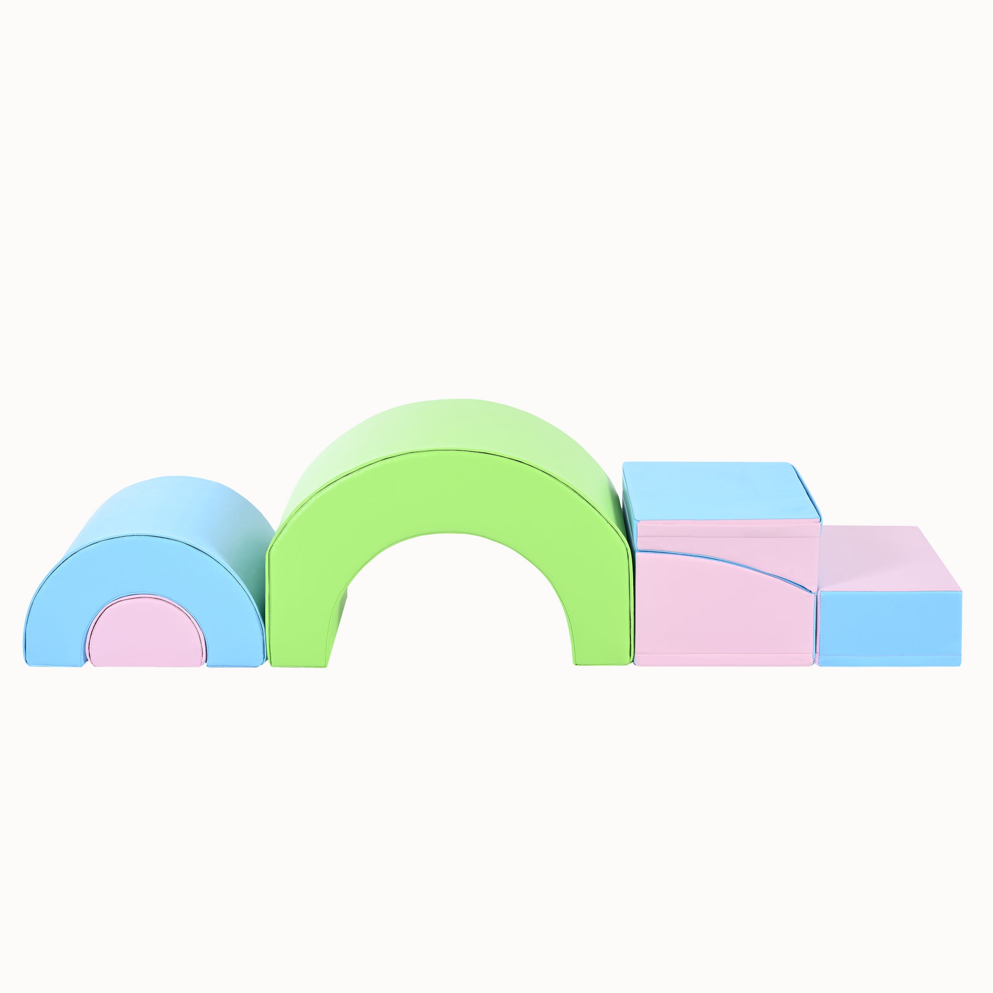 5 Piece Kids Climbing Toys For Toddlers, Foam Climbing Blocks For Babies, Kids Crawling And Climbing Indoor Active Play Structure Colorful Under 50 Lbs Cute Foam 1 To 2 Years Pu Indoor