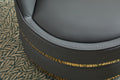 Swivel Chair, 360 Swivel Accent Chair, Barrel Chair For Living Room Bedroom Dark Grey Faux Leather