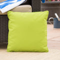 Coronado Square Pillow Green Fabric