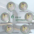 6 Spray Settings High Pressure Shower Head 5