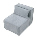 Modular Sofa Grayish Blue Chenille Fabric, Simple And Grand, The Seat And Back Is Very Soft. This Is Also A Knock Down Sofa Wood Primary Living Space Medium Duty Eucalyptus 1 Seat Grayish Blue Chenille Medium Soft Cushion Back American Design L Shaped