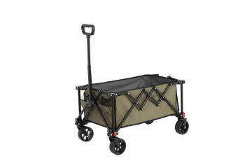 Folding Wagon Carts,Folding Wagon Cart With All Terrain Wheels,Heavy Duty Garden Carts With Adjustable Handle,Outdoor Utility Wagon For Camping Shopping Sports Fishing Army Green Army Green Steel