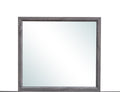 Mirage Foil Grey Mirror Black Gray Rubber Wood