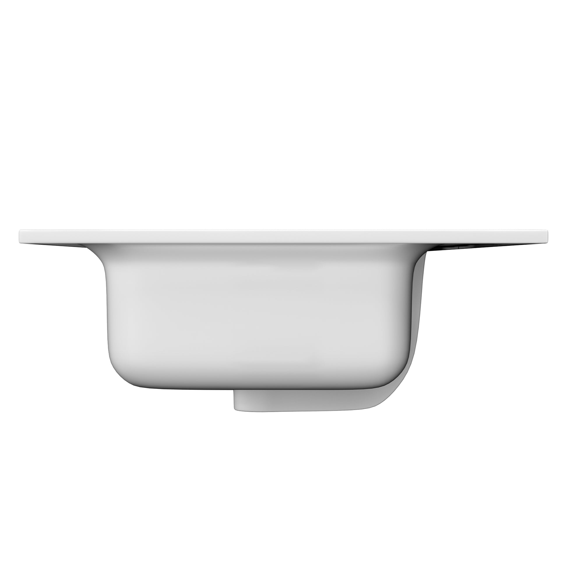 48 Inch Solid Surface Vanity Top With Sink Drop In Countertop For Bathroom Kitchen Cabinet 1 Faucet Hole Not Include Cabinet White Bathroom Luxury,Modern Solid Surface Solid Surface