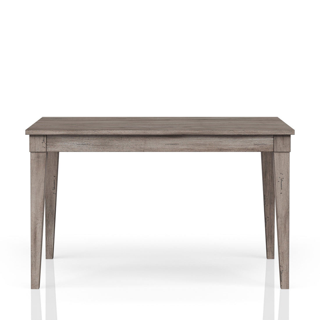 Rustic Gray Counter Height Dining Table Gray Solid Wood Mdf