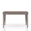 Rustic Gray Counter Height Dining Table Gray Solid Wood Mdf