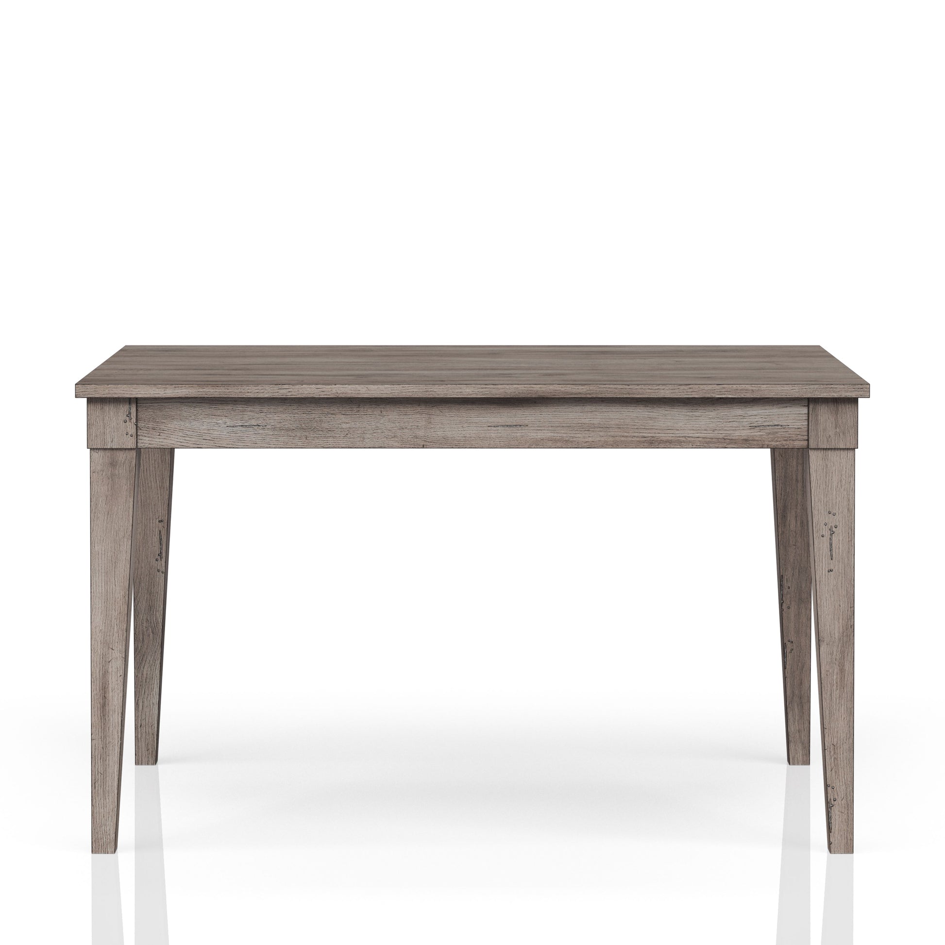 Rustic Gray Counter Height Dining Table Gray Solid Wood Mdf