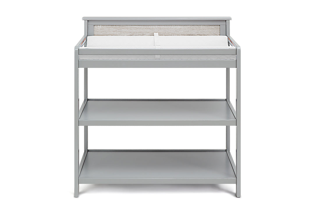 Connelly Changing Table Gray Rockport Gray Grey Wood