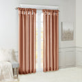 Twist Tab Lined Window Curtain Panel Spice Polyester