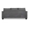 Sofa 3 Seater Charcoal Wood 3 Seat