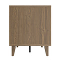 Briggs Modern 60 Inch Tv Stand For Tvs Up To 65 Inches, Classic Walnut Finish Brown 60 69 Inches Mdf Mdf