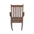 Outdoor Rocking Chair Patio Rocker Brown Brown Acacia Wood