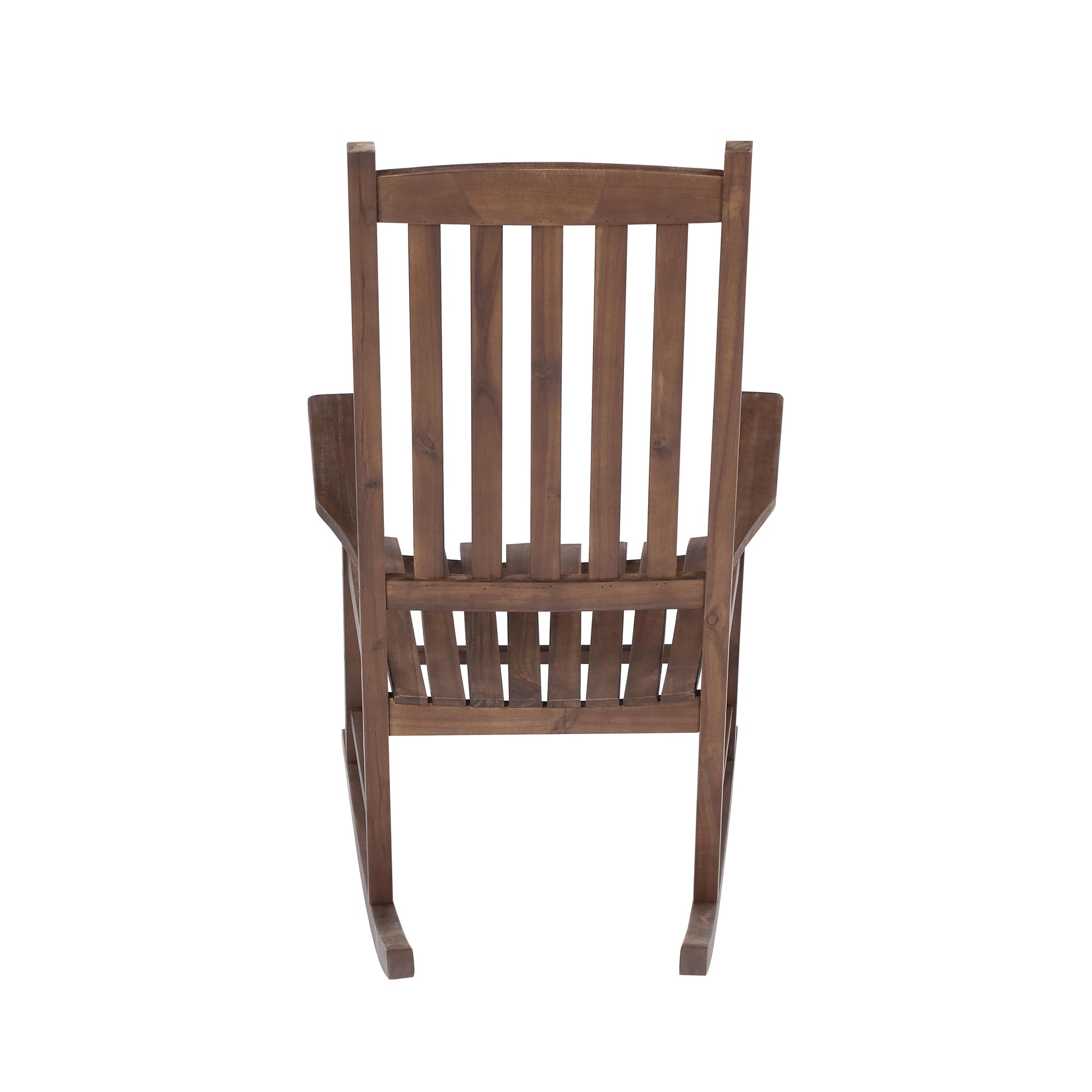 Outdoor Rocking Chair Patio Rocker Brown Brown Acacia Wood