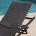 Kauai Pe Wicker Chaise Brown Multi Rattan