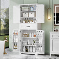 Bathroom Storage Cabinet With Multi Functional Storage Space, Drawer With Slide Rails, Adjustable Shelf, White White Mdf