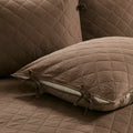 6 Piece Reversible Daybed Cover Set Brown Daybed Brown Microfiber