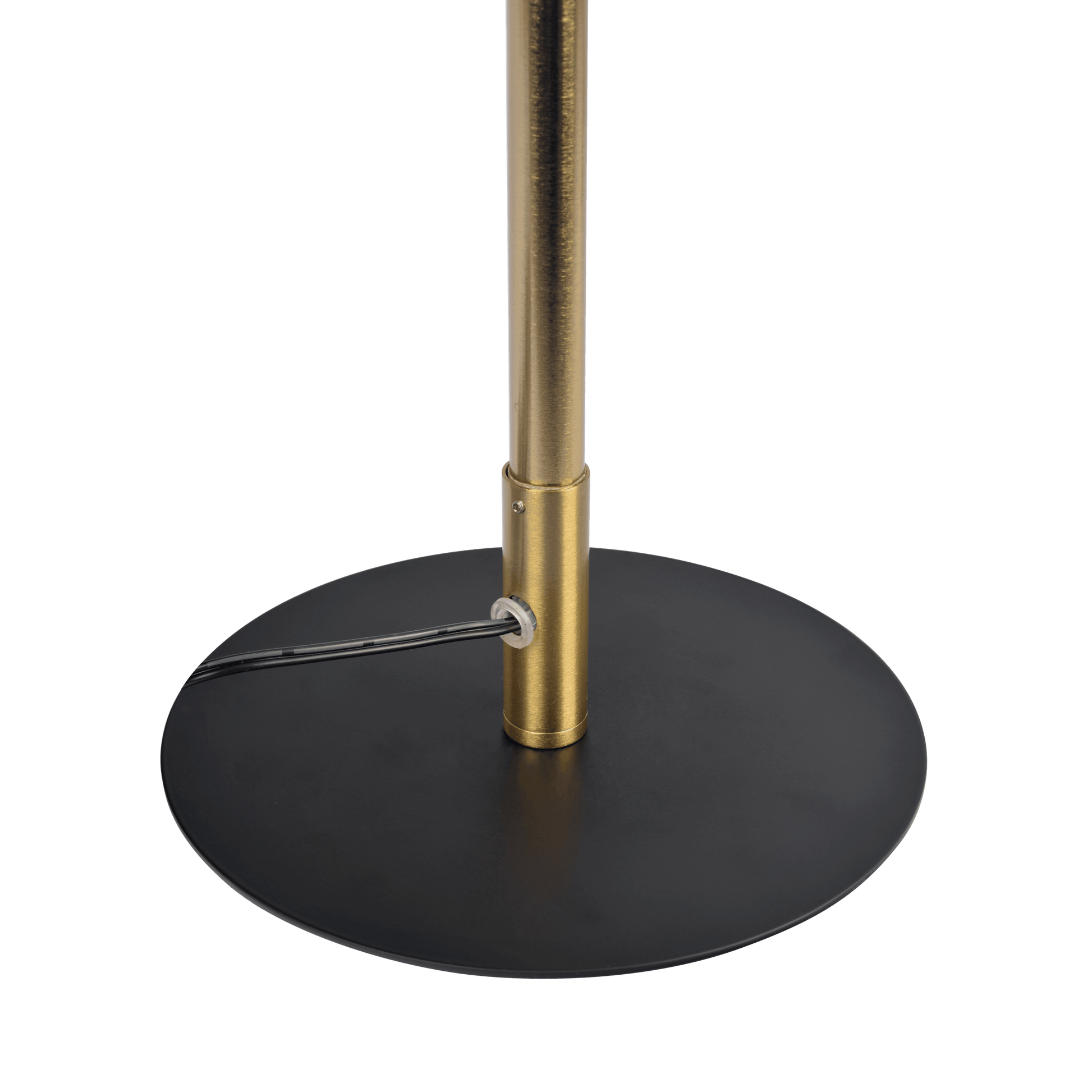 Dimond Black Led Table Lamp With On Off Switch Round Metal Base Black,Gold Table&Floor Lamps Led Metal