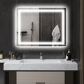 Homcom Led Bathroom Mirror With Lights, 35