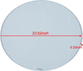 Tempered Clear Glass Top,60Cm Clear Glass