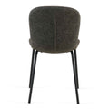 Dark Grey Faux Leather Dining Chairs Set Of 4,Mid Century Modern Upholstered Pu Leather Chairs,For Kitchen Dining Room Grey Dining Room Foam Dry Clean Modern Dining Chairs Set Of 4 Or More Pu