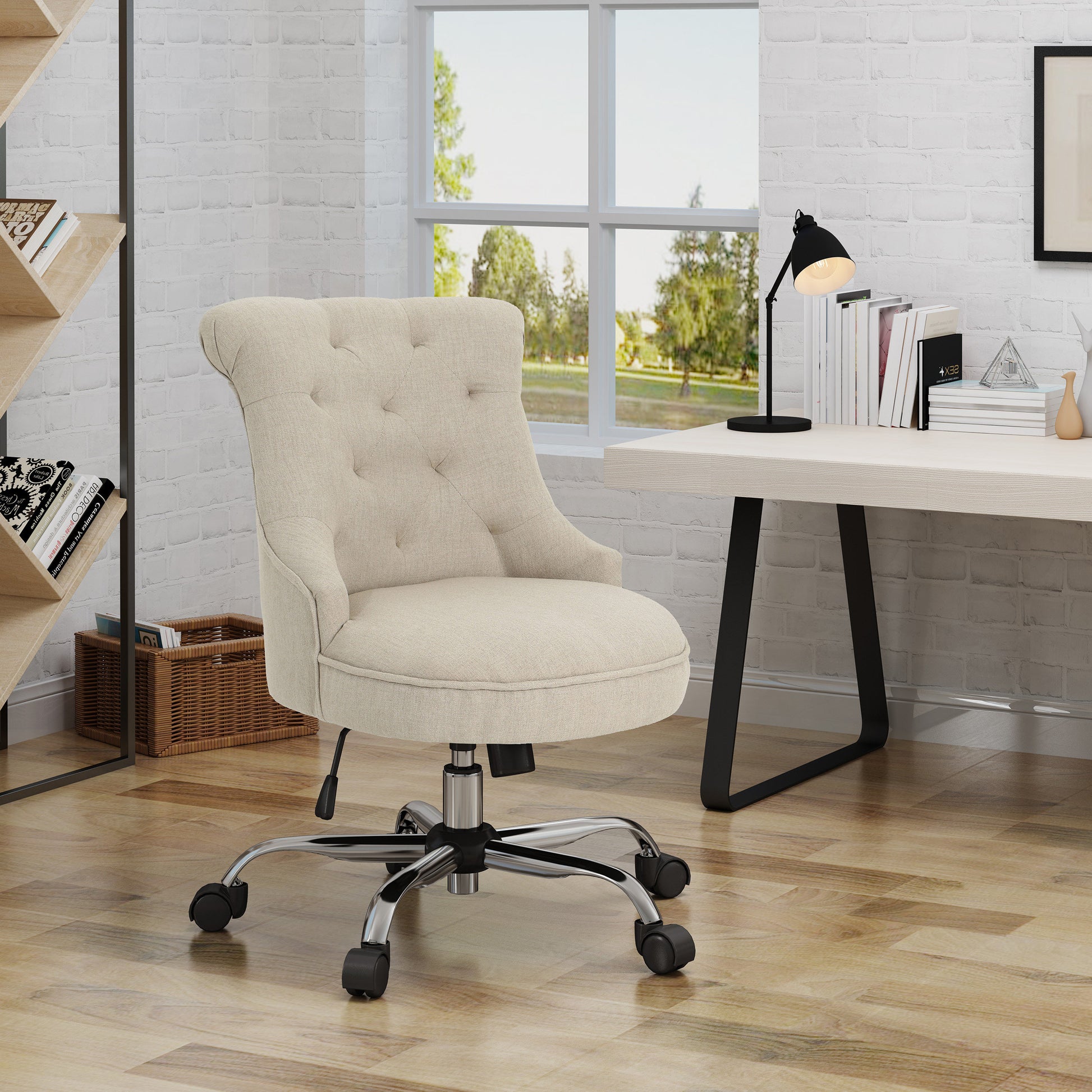 Office Chair Wheat Fabric