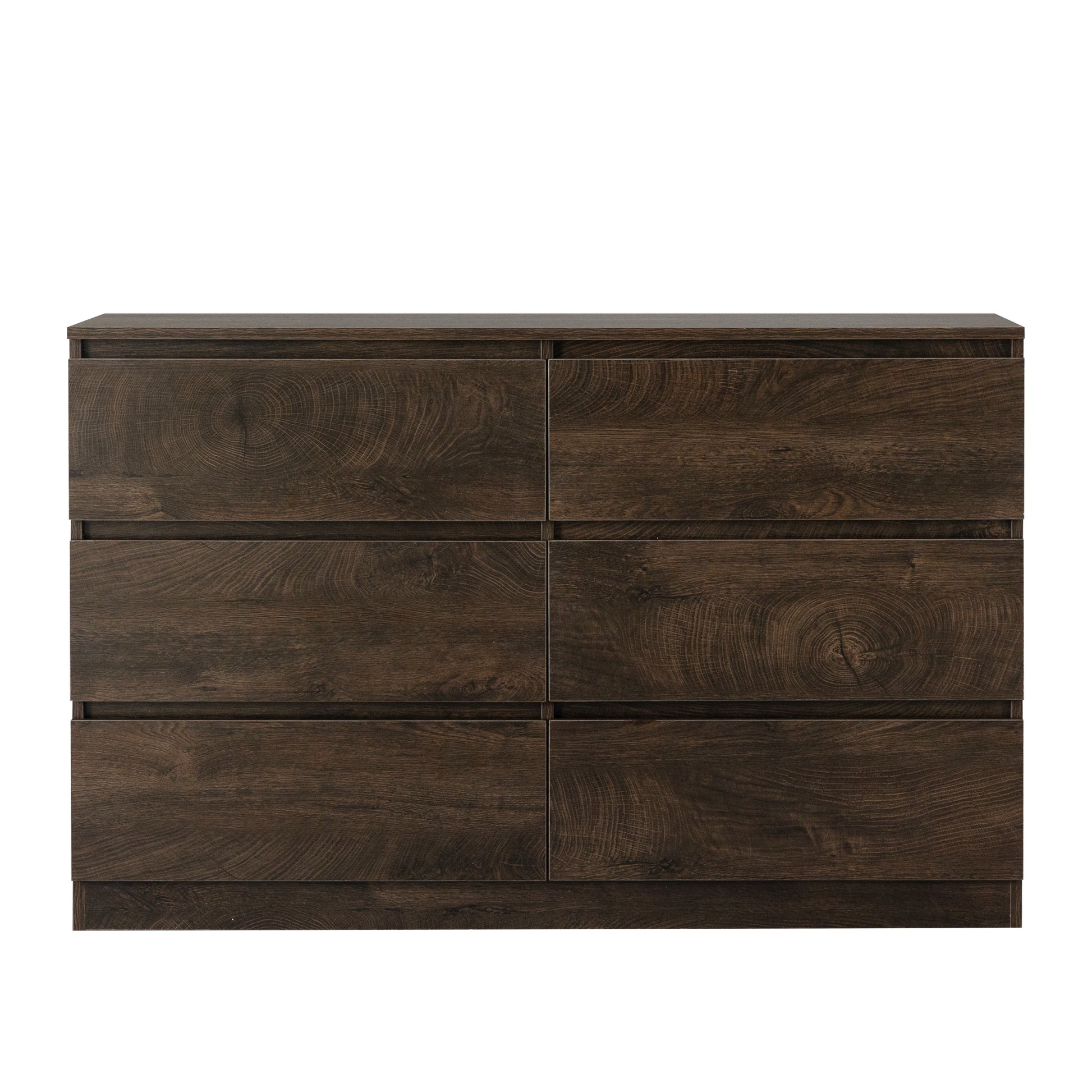 Drawer Dresser Cabinet, Sideboard, Bar Counter, Buffet Counter, Table Lockers, Three Plus Three Drawers Audit, Can Be Used For Dining Room, Living Room, Bedroom, Kitchen Corridor, Color: Dark Gray 5