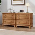 Hazel 3 Drawer Hazel 3 Drawer Side Table For Living Room, Hallway, Entryway, Set Of Two Old Sku:Bs315640Aad Natural Solid Wood