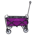 Minimeetall Strapcollapsible Foldable Wagon Cart With Strapping System Beach Wagonutility Cartutility Wagon Grocery Cart For Camping Shopping Sports Gardeing Fishing Supports 225Lbs Purple Purple