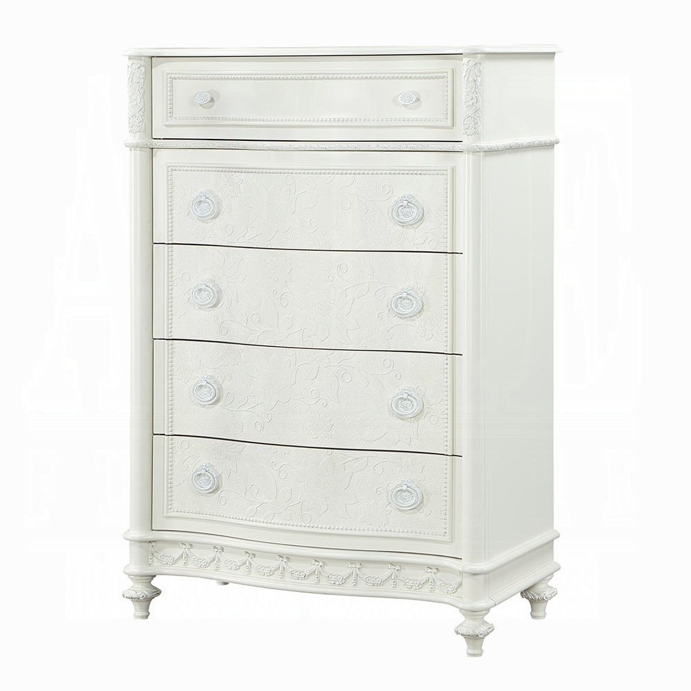 Ivory 5 Drawer Chest Ivory Bedroom Wood