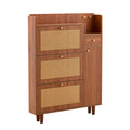 Modern Minimalist Storage Cabinet, Japanese Rattan Shoe Cabinet, Bed Top Cabinet, Small Home Furniture. Suitable For Corridors And Living Rooms. Gz Di 03 Wood Mdf