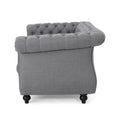 Seat Sofa Dark Grey Fabric