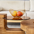 The Detachable Double Decker Coffee Table, The Stylish Design Is More Precious, And The Detachable Design Can Make The Use Of Space More Flexible And Suitable For Various Scenes. Wood Mdf