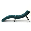 Chaise Lounge Teal Altay Velvet