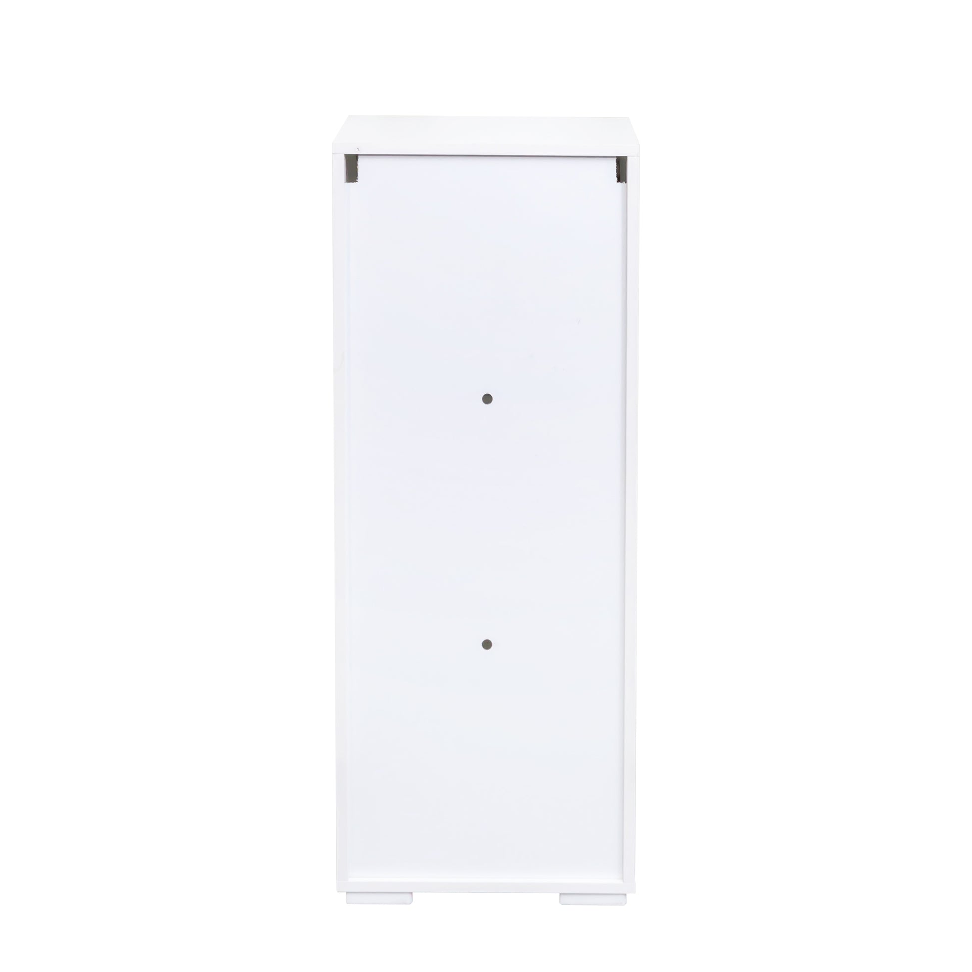 Storage Cabinets With Aluminum Strip Lamp,With Glass Shelves, For Living Room Bedroom Office White Particle Board Mdf