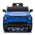 24V Kids Ride On Car W Parents Control,Licensed Chevrolet Silverado,Four Wheel Suspension,Led Lights,Bluetooth,Music,Usb,Mp3,Power Display,Speeds 2.49 3.73Mph For Kids Aged 2 5. Blue 50 99 Lbs