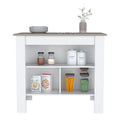 Cortes Kitchen Island 2 Tier Shelf 40