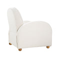 Uma Reclining Chair Cream Fabric