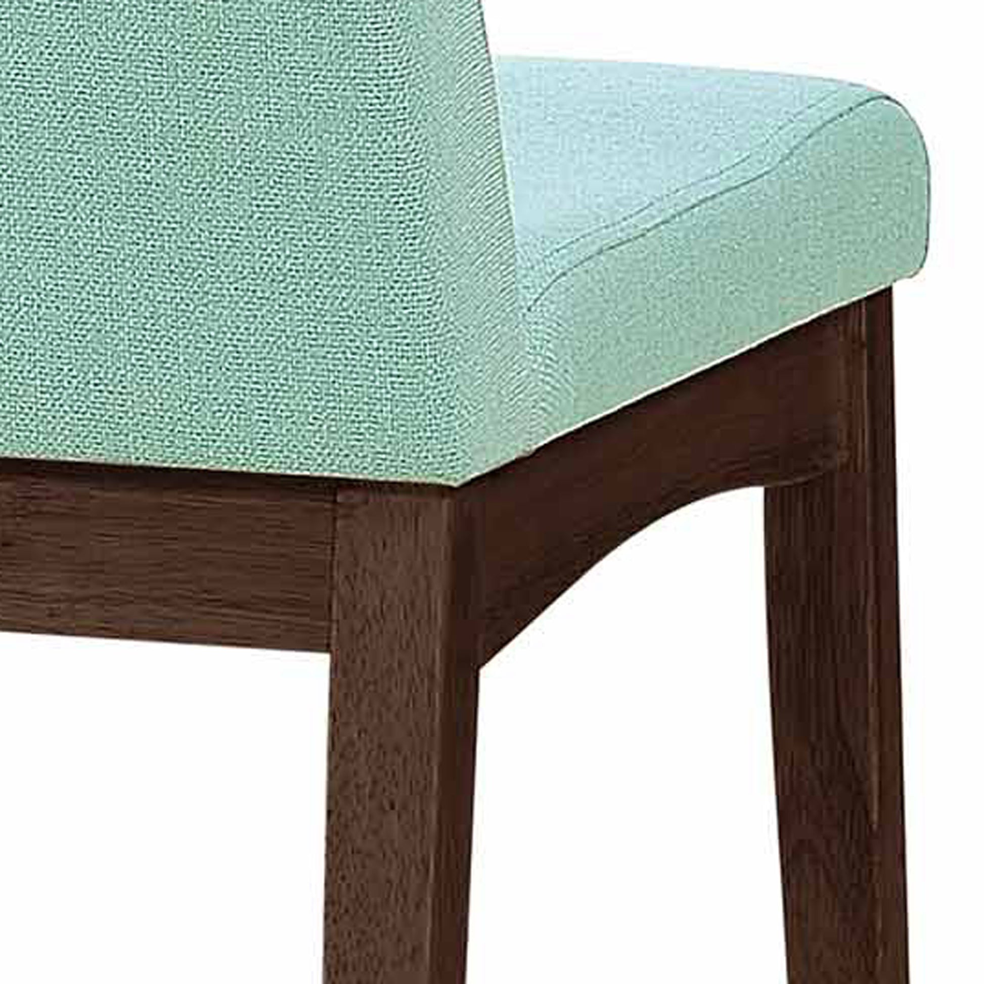 Dining Chair Set Of 2 Mint Fabric