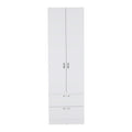 Armoire Marlton, Bedroom, White White Particle Board Engineered Wood