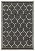 Sunshine Gc Har2005 Anthracite 5 Ft. 3 In. X 7 Ft. 3 In. Indoor Outdoor Area Rug Anthracite Polyester Polypropylene