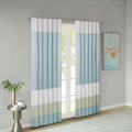 Polyoni Pintuck Curtain Panel Only 1 Pc Panel Multicolor Polyester