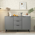 Sideboard Buffet Cabinet With Storage, Wood Coffee Bar Cabinet, 47.2