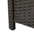 Puerta Dining Chair Set Of 2 Dark Brown Wicker