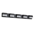 Modern Bathroom Vanity Lighting 5 Light Led Vanity Lights Over Mirror Bath Wall Lighting Black Acrylic,Iron