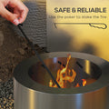 Outsunny Smokeless Fire Pit, 19