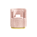 360 Round Swivel Chair With Storage Under Seat, Comfy Chair For Living Room Bedroom Reading Room Pink Pink Primary Living Space Modern Eucalyptus Foam Chenille